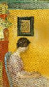 Carl Larsson kersti 19 ar -kersti 1915 oil painting reproduction